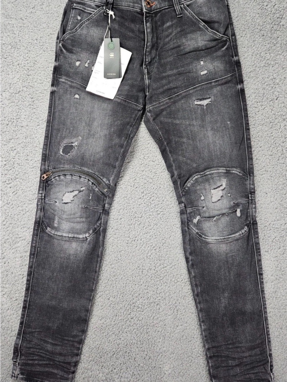 New G Star RAW 5629 3D zip skinny jeans 28 x 32